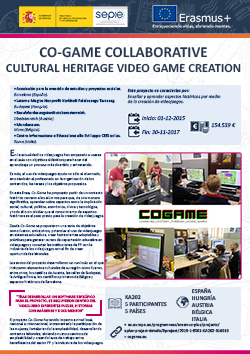 CO-GAME Collaborative cultural heritage video game creation