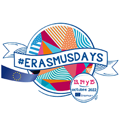 Logo blanco ErasmusDays 2022